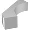Ekena Millwork 5-in. W x 18-in. D x 24-in. H Westlake Architectural Grade PVC Knee Brace BRCP05X18X24WTL - alternate 4